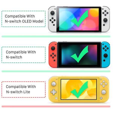 Husa Carduri Consola Gaming, 64 Compartimente, Compatibila cu Nintendo Switch / OLED si TF Card, Cutie Depozitare din Silicon cu Inchidere Magnetica, Negru [3]