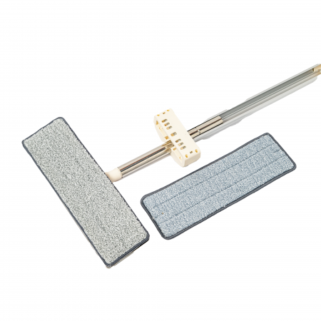 Rezerva de mop, 33x10 cm,din microfibra, absoarbe rapid lichidele, compatibila cu mopul WstPro 36cm sau toate mopurile cu acceasi dimensiune, Gri [5]