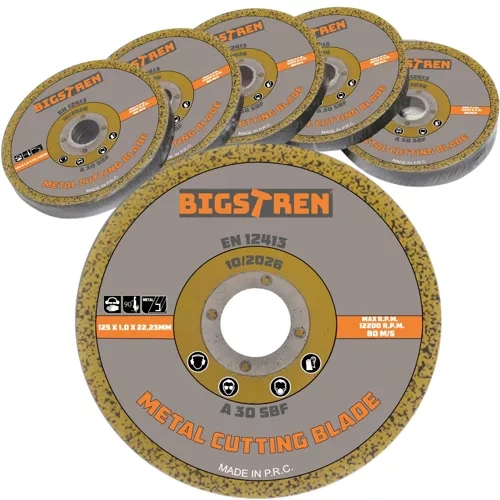 Set 50 discuri debitare metal, Bigstreen, 125 x 22.23 x 1 mm [0]