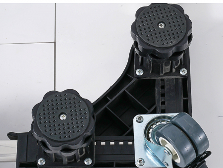 Suport pentru masina de spalat, aragaz, frigider, ghivece de flori, cu 8 picioare reglabile si roti duble, boloboc, Inaltime ajustabila 10-13, lungime/latime ajustabila 40-65cm, cadru robust [6]