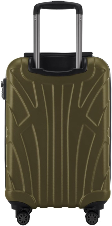 Troler cabina avion, Marime S, 55x35x20 cm, Maner Extensibil lung, 4 roti duble cu rotatie 360°, ABS rezistent la uzura, cu fermoar antifurt, cifru, culoare Avocado [4]