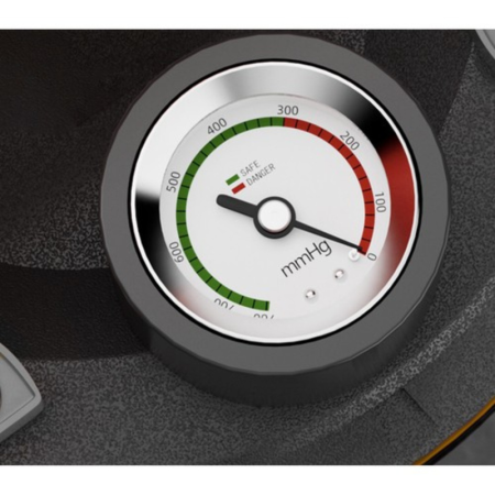 Ventuza profesionala cu pompa de vid si manometru, dublu strat, 200 kg, 760 mmHg, maner antiderapant, pentru sticla, marmura, granit, gresie, faianta, cu geanta de transport [2]