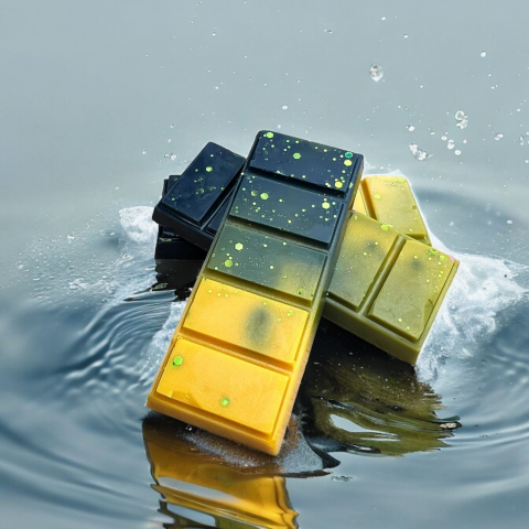 Golden Opulence, snap bar de lux, ceară parfumată, aromă sofisticată, parfum de cameră, wax melts handmade, ceară de soia naturală [4]