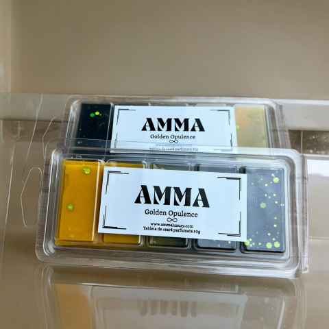 Golden Opulence, snap bar de lux, ceară parfumată, aromă sofisticată, parfum de cameră, wax melts handmade, ceară de soia naturală [3]