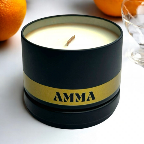 Lumanari 100 g - Lumânare Parfumată Bitter Sweet – Arome Exotice de Cardamom, Portocală și Vanilie