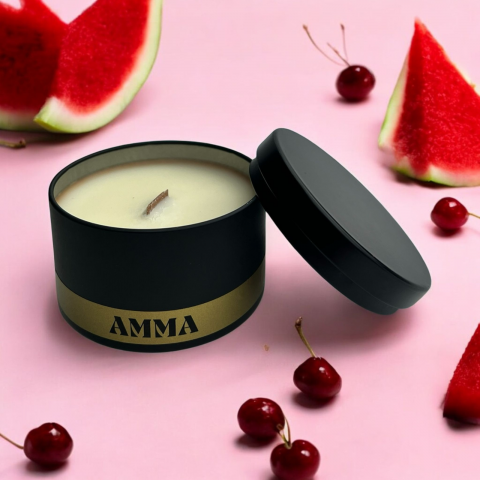 Lumânare Parfumată Red Fusion – Pepene Roșu, Lime, Vanilie și Mosc [1]