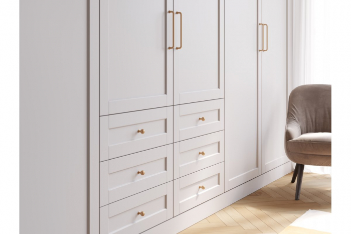 Buton mobila NORD, auriu periat, 20x33 mm [2]