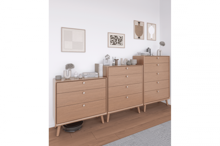 Buton mobila POINT, otel periat, 30x24 mm [2]