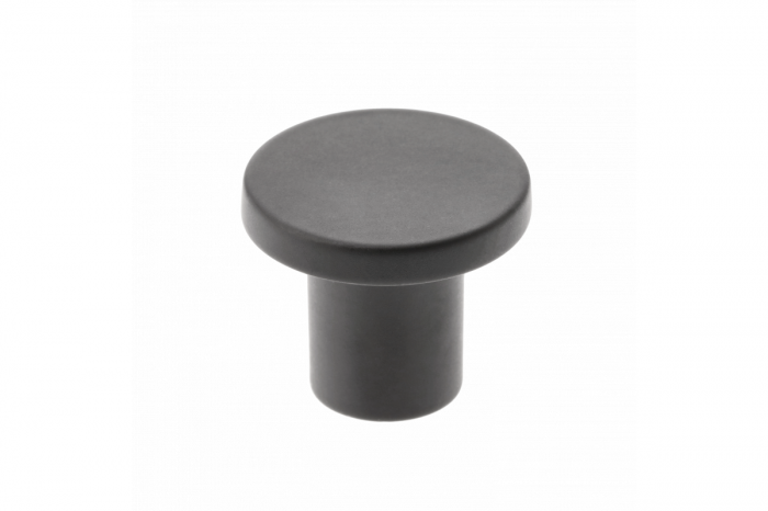 Buton mobila negru mat SPOT, 24x21 mm [1]