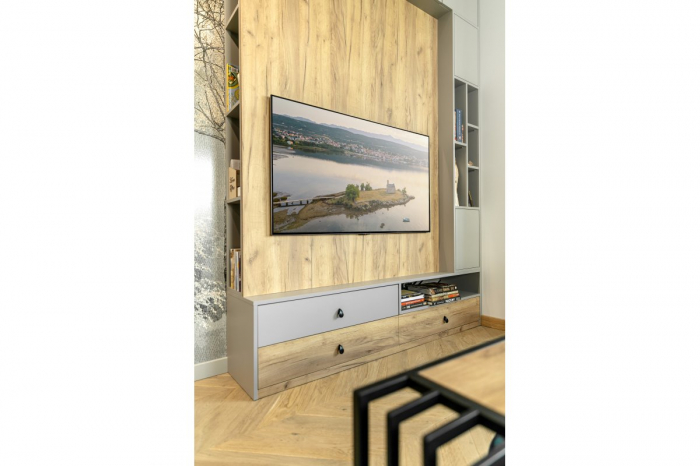 Buton mobila negru mat VENICE, 28x46 mm [3]