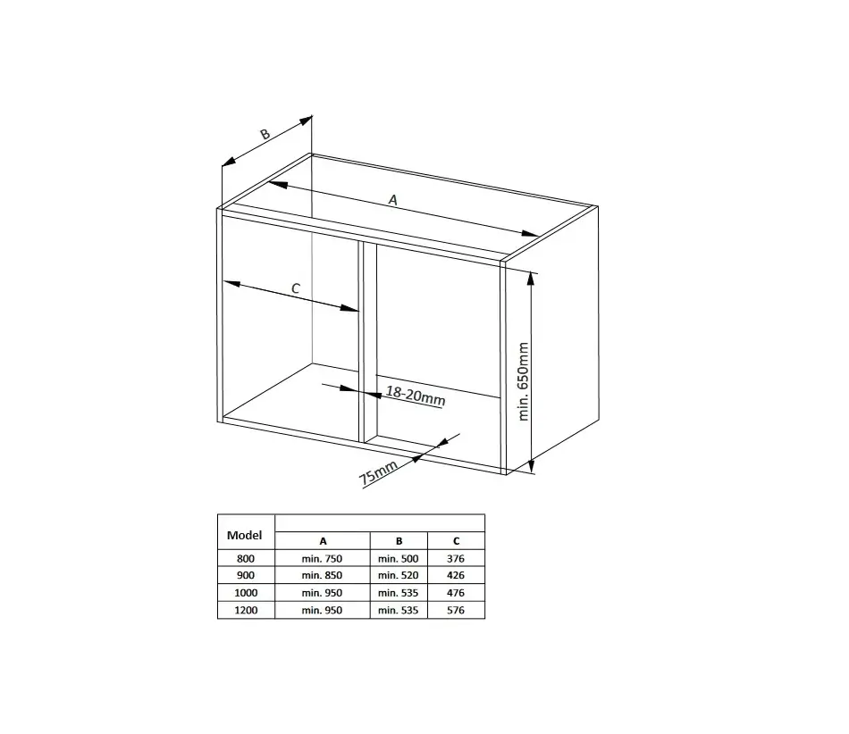 Cos Jolly colt carusel pentru corp mobilier 800mm, deschidere stanga, crom [4]