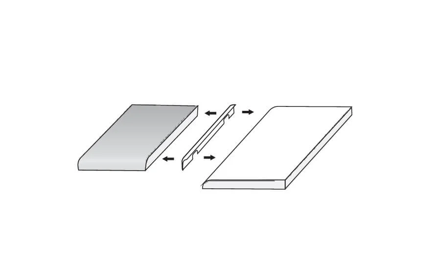 Imbinare colt blat 38x630mm gri [2]