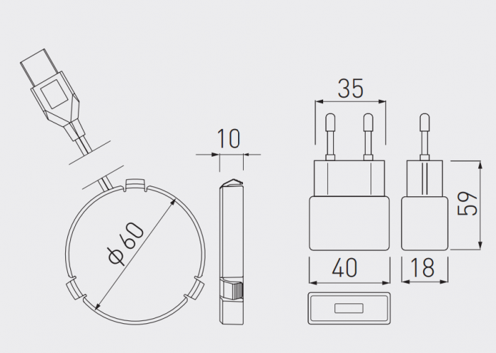 Incarcator Wireless incorporabil negru [4]