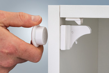 Incuietoare magnetică pentru uși mobilier ascunsa, set 3 buc - Hafele [2]