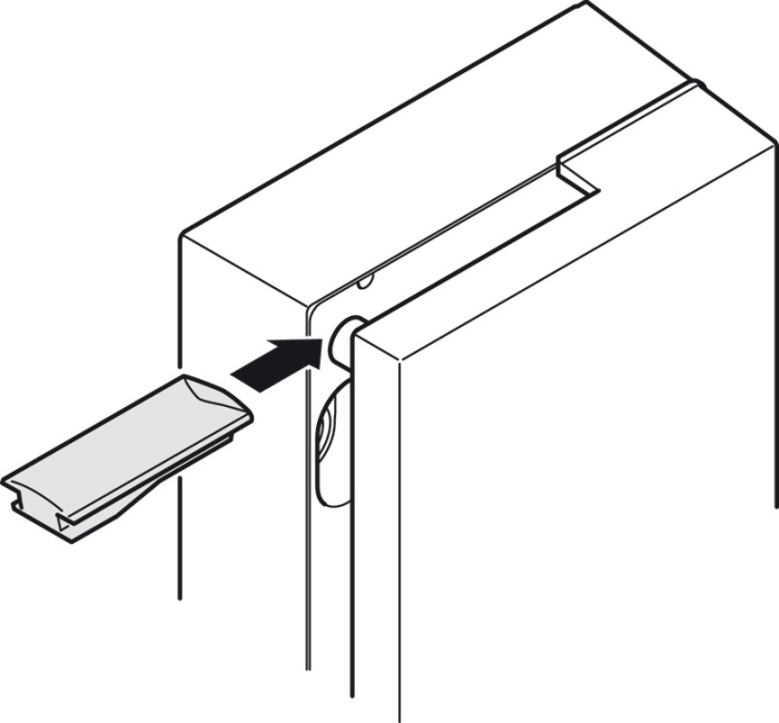 Lift haine Häfele Dresscode, 440 - 610,mm, capacitate 10 kg, gri RAL 7022 [6]