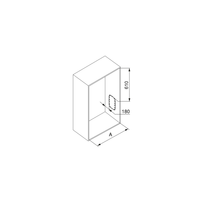Lift haine reglabil Emuca 830 - 1150 mm, titan [5]