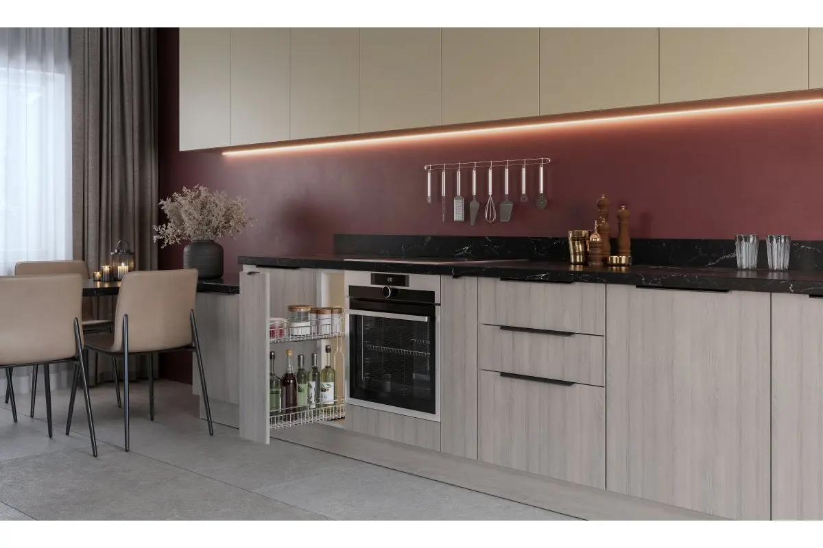 Maner mobila lung TREX CROSS 1200mm negru mat [3]