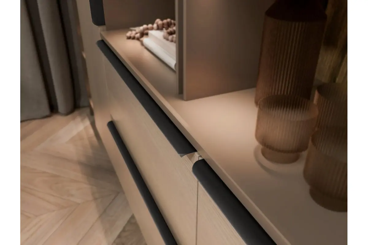 Maner mobila negru mat HEXA 50mm [7]