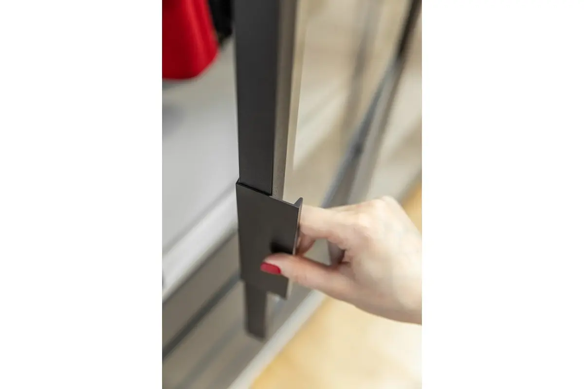 Maner mobila negru mat HEXI 150mm [2]