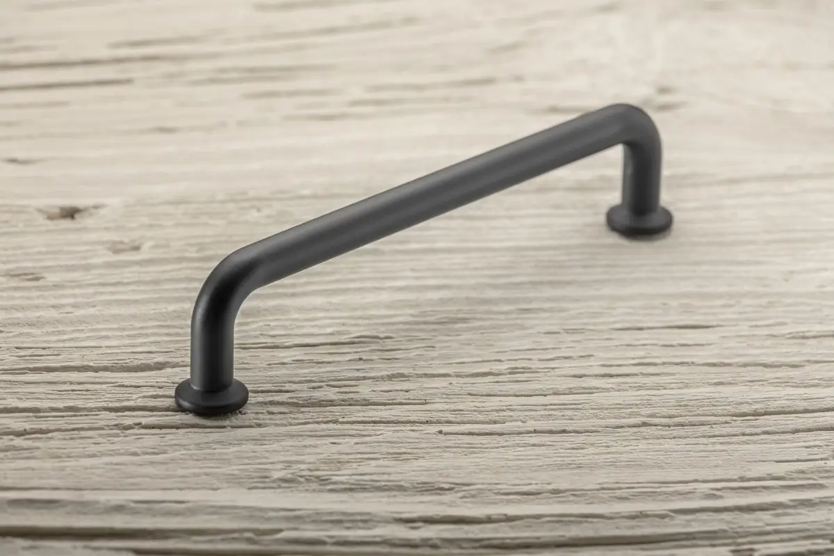 Mâner mobilă NORD negru mat 128mm GTV [4]