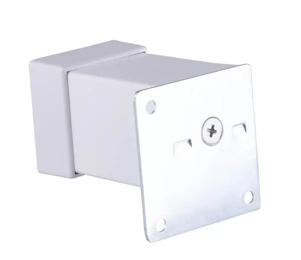 Picior mobila metalic 40x40 - 100mm alb [3]