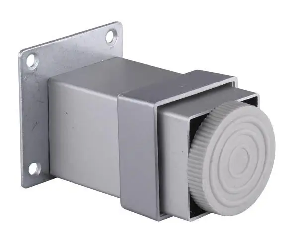 Picior mobila metalic 40x40 - 100mm aluminiu [2]