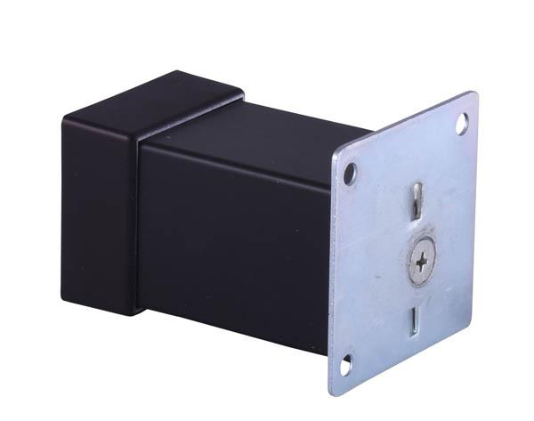 Picior mobila metalic 40x40 - 100mm negru mat [3]