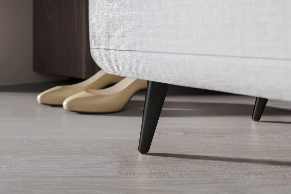 Picior negru mat pentru mobila ANCHOR H:100mm [3]