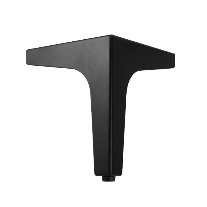 Picior pentru mobilier negru mat H130mm [2]