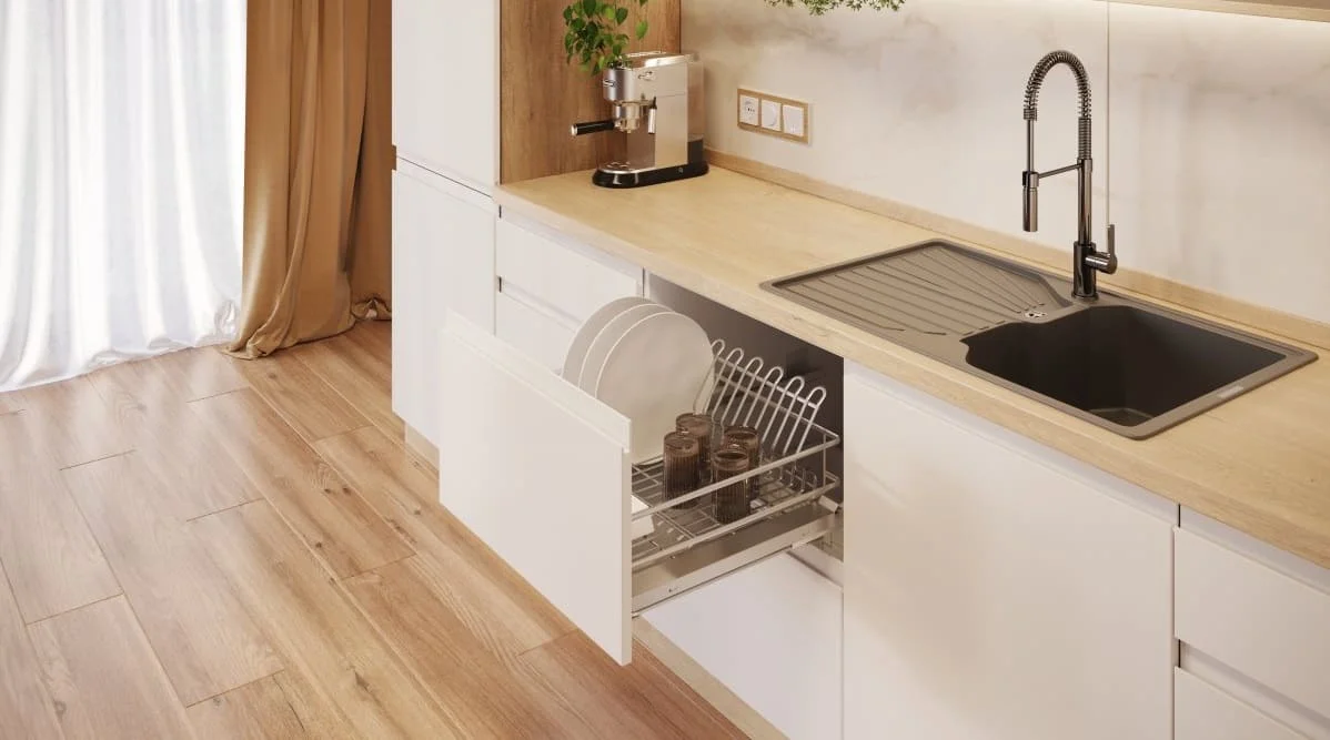 Picurator Vase Inox Incorporabil MovixPro 800mm, Soft-close, Crom [2]