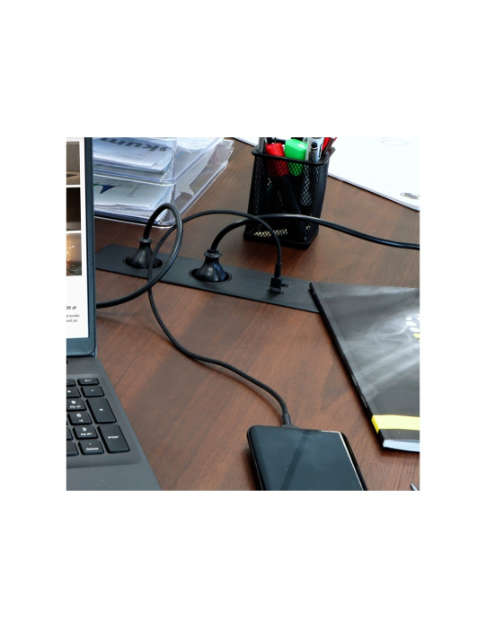 Priza incastrabila dreptunghiulara TAOBOX 2xSCHUKO, USB A+C [4]