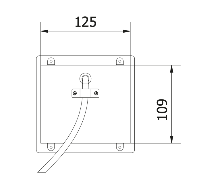 Priza incorporabila in blat AVARO 1xSchuko, 2xUSB, negru mat [6]