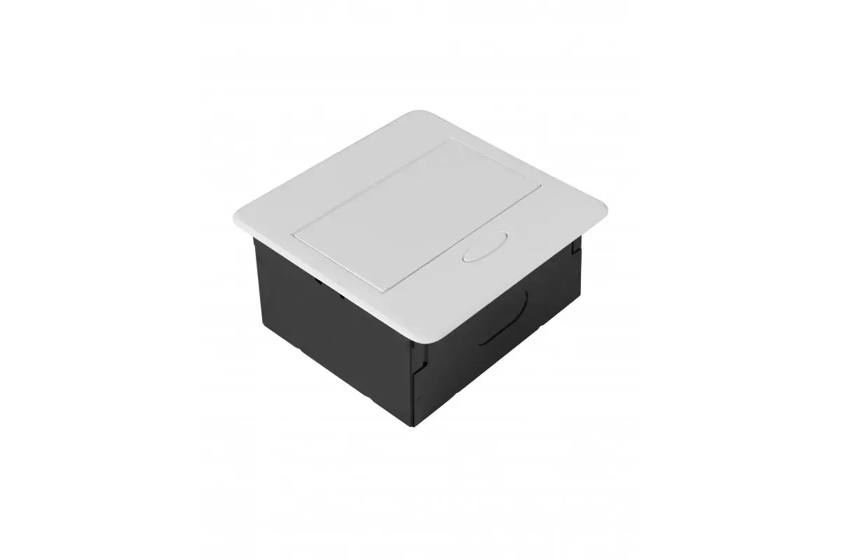 Priza incorporabila in blat AVARO 1xSchuko, 2xUSB, alb mat [3]