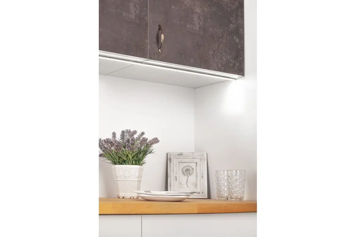 Profil aplicat banda LED 2m GLAX MINI negru mat [3]