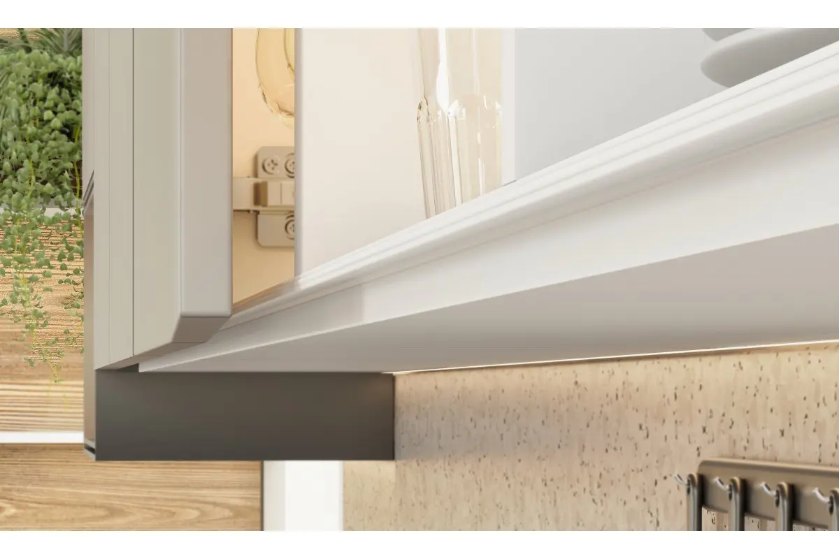 Profil maner corpuri suspendate VELLO, 3m, alb mat [4]