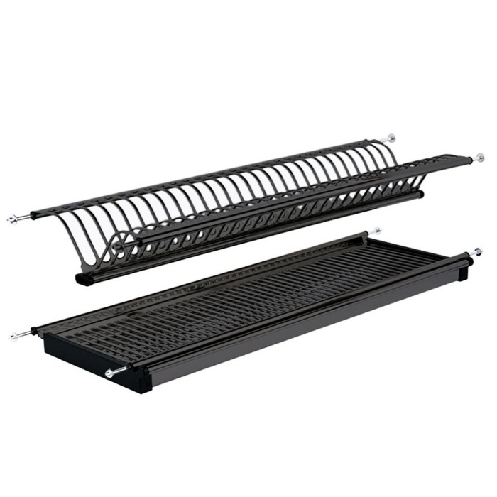 Scurgator de vase incorporabil negru pentru corp mobila 900mm [1]