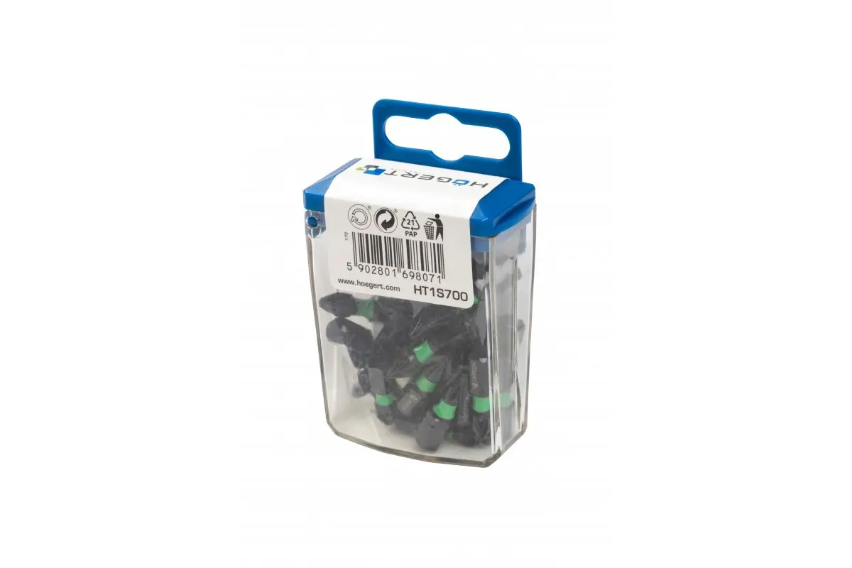 Set 20 biti impact PZ2 profesionali, lungime 25mm [5]