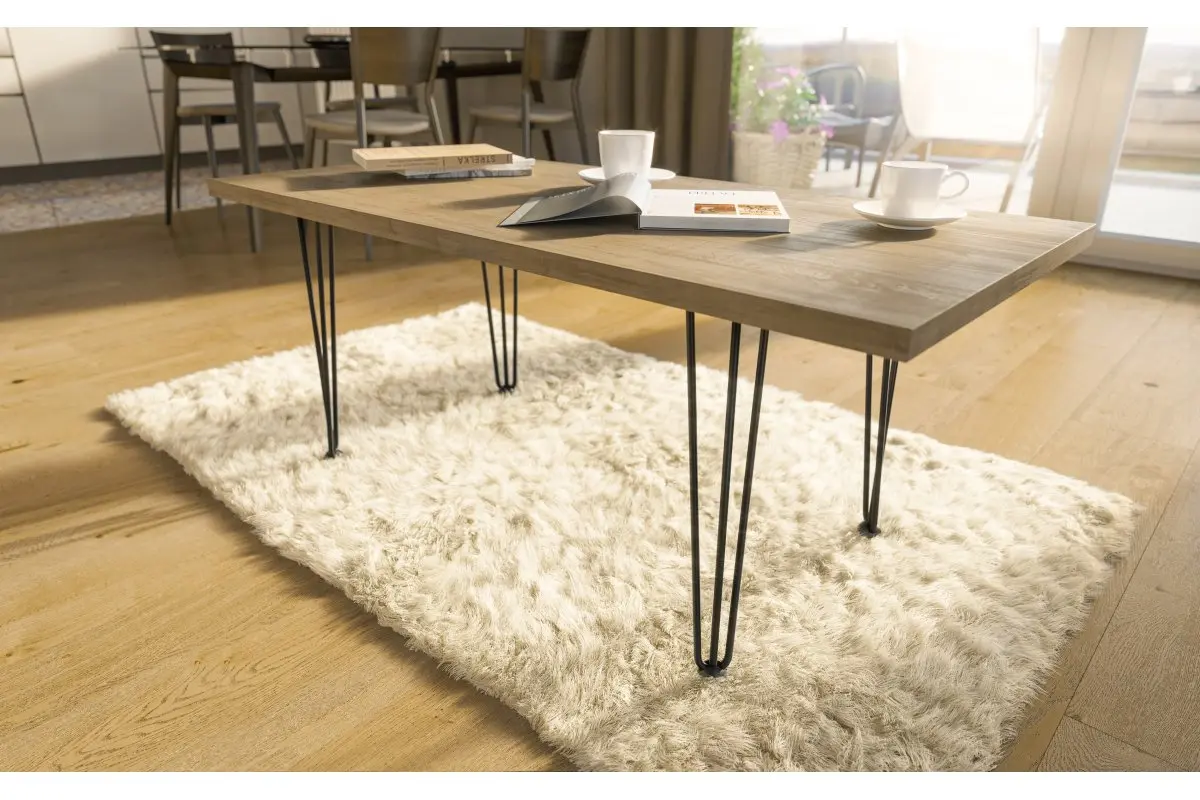 Set 4 Picioare de Masă ARTO H711 mm, Negru Mat [4]