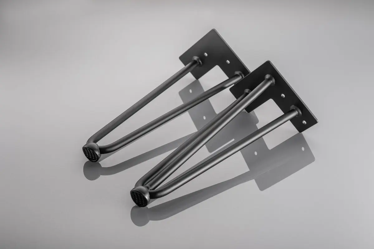 Set 4 Picioare de Masă ARTO H711 mm, Negru Mat [3]