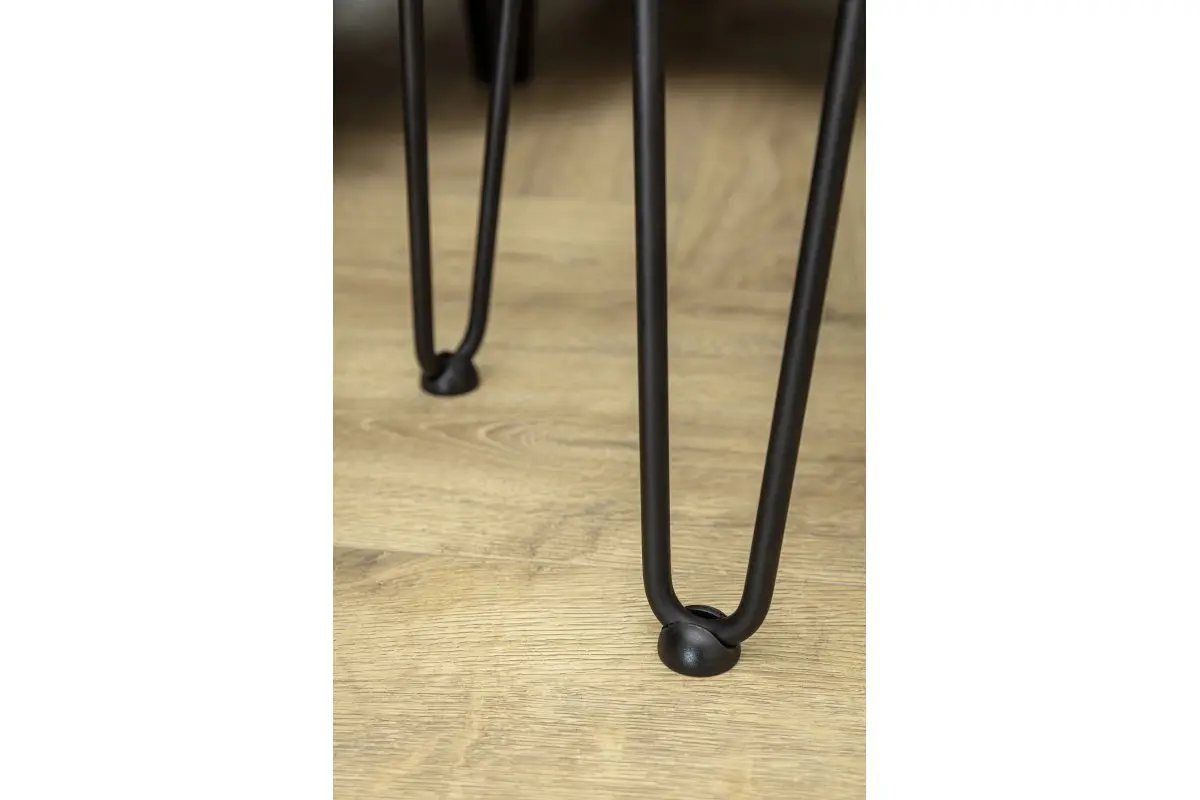 Set 4 Picioare pentru Măsuță Cafea ARTO H406 mm, Negru Mat [3]