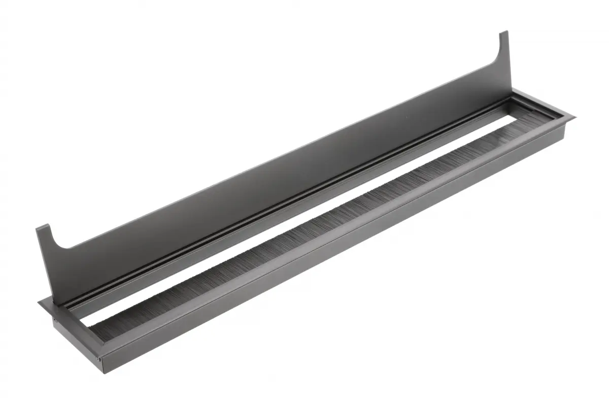 Suport trecere cabluri MERIDA negru mat 80x500mm [2]