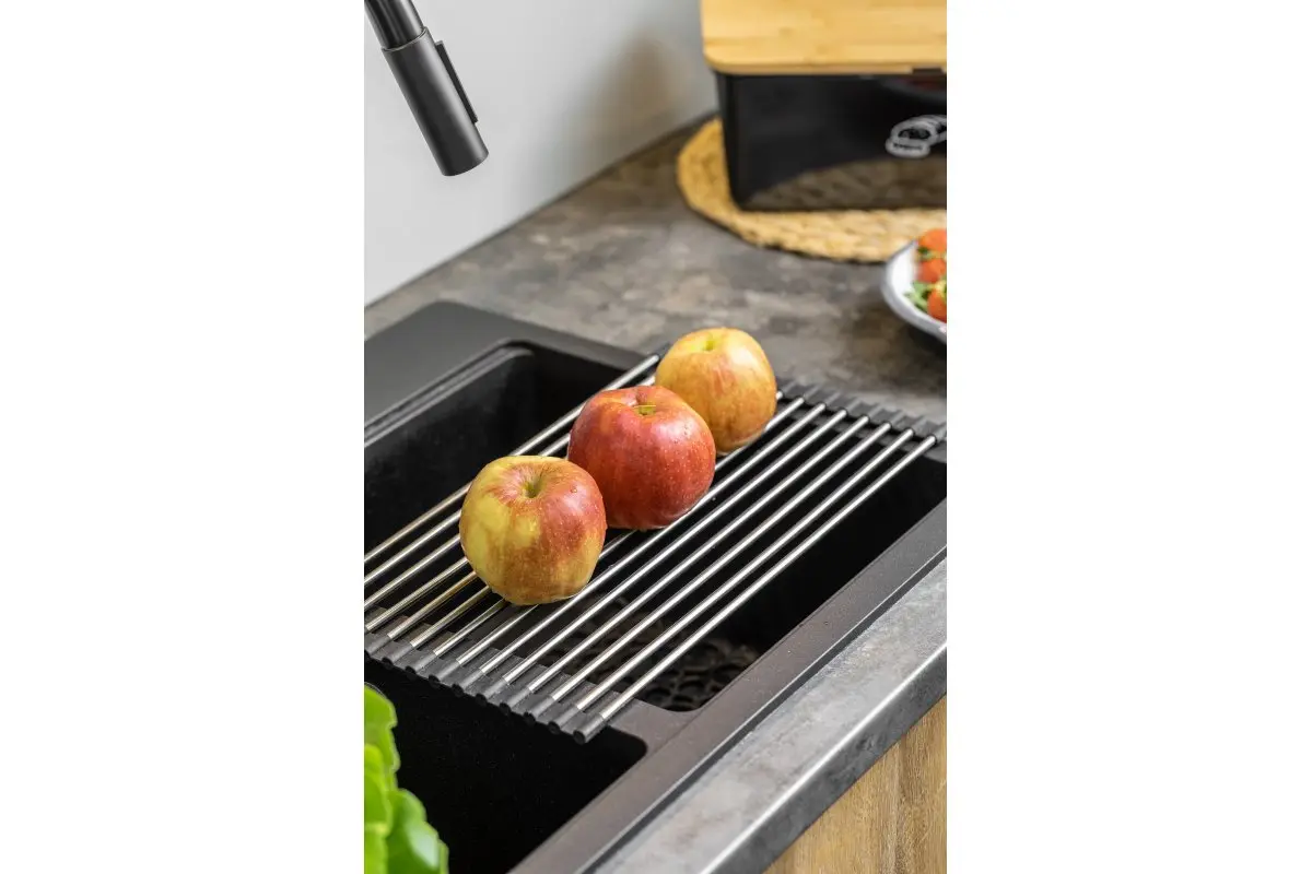 Suport uscare vase inox rulabil pentru chiuveta 468x444mm [3]