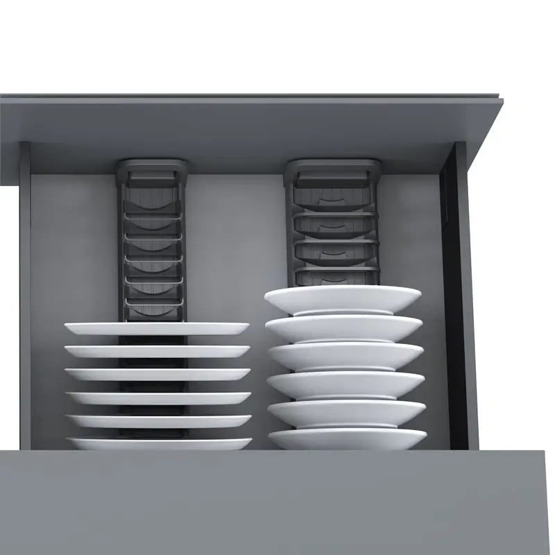 Suport vase pentru sertar 90x470mm gri [4]