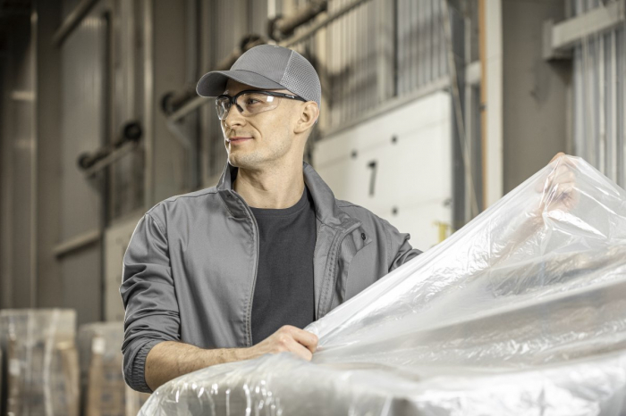 Tricou Hogert 100% bumbac, grafit, marimea L [3]