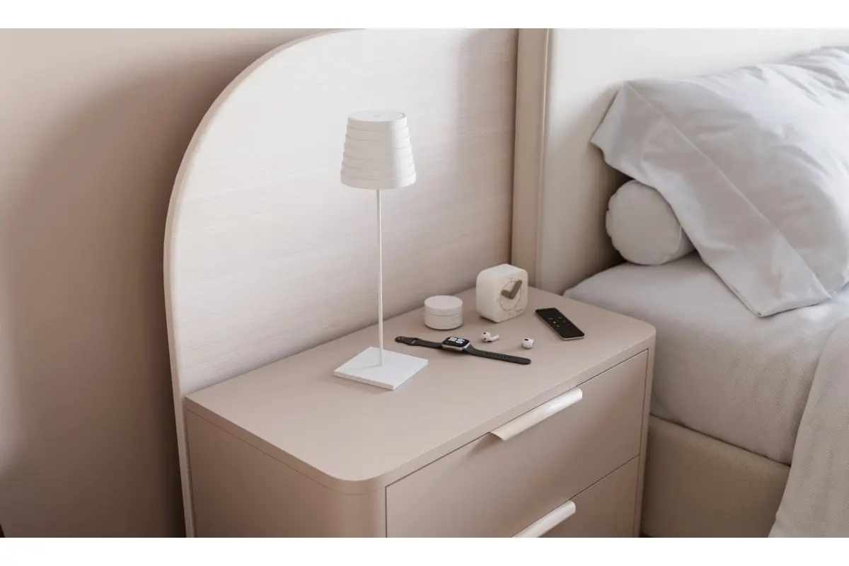 Veioza LED reincarcabila FIZZI, 200 lm, 4000 mAh, lumina neutra, alb [4]