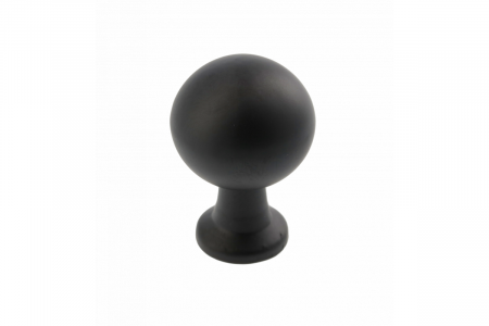 Butoni mobila - Buton mobila negru mat NORD, 20x33 mm