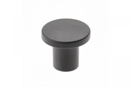 Butoni mobila - Buton mobila negru mat SPOT, 24x21 mm