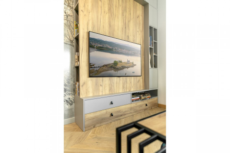 Buton mobila negru mat VENICE, 28x46 mm [2]
