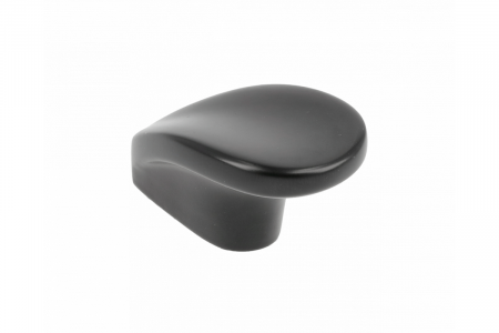 Butoni mobila - Buton mobila negru mat VENICE, 28x46 mm
