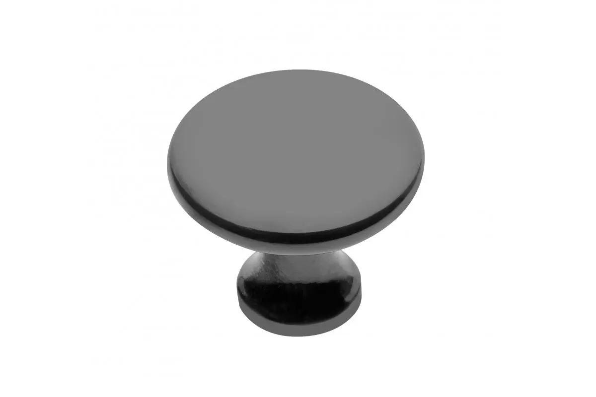 Butoni mobila - Buton mobilier UDINE negru mat 29x25mm